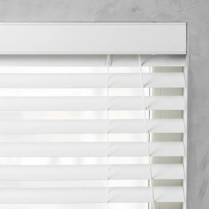 Jalousie - B x H: 105 x 240 cm, Weiß - Detailaufnahme