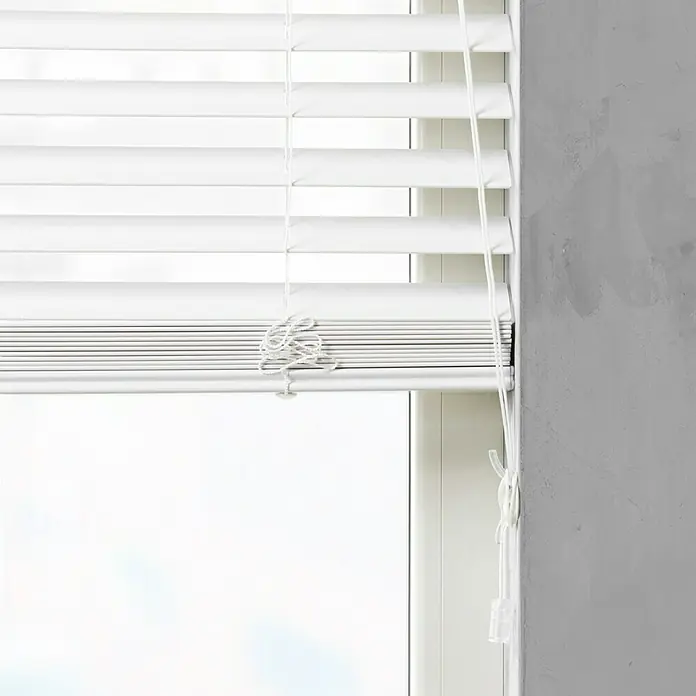 Jalousie - B x H: 105 x 240 cm, Weiß - Detailaufnahme