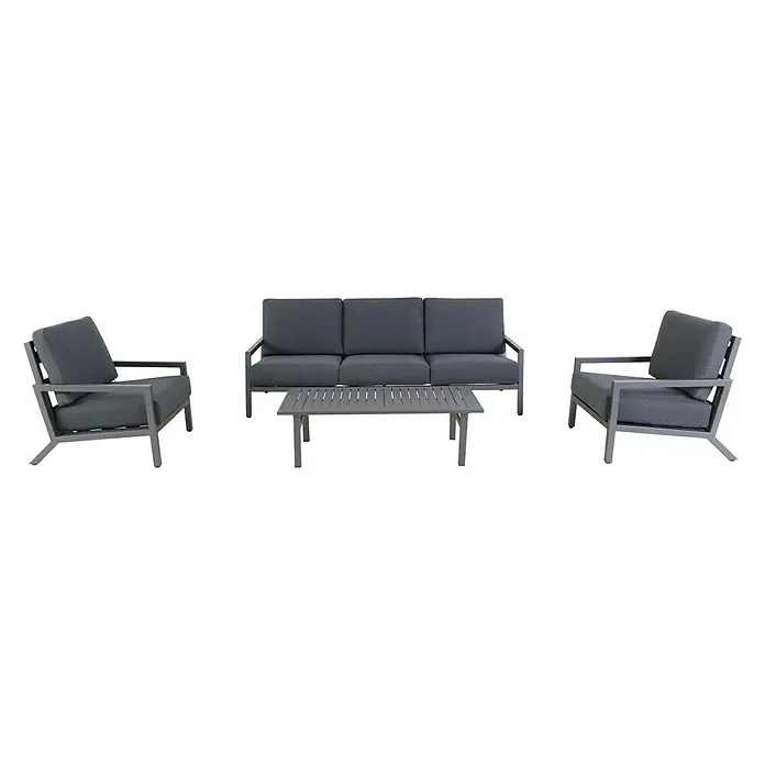 Sunfun Maja Set lounge namještaja - 4-dij., Aluminij, Antracit