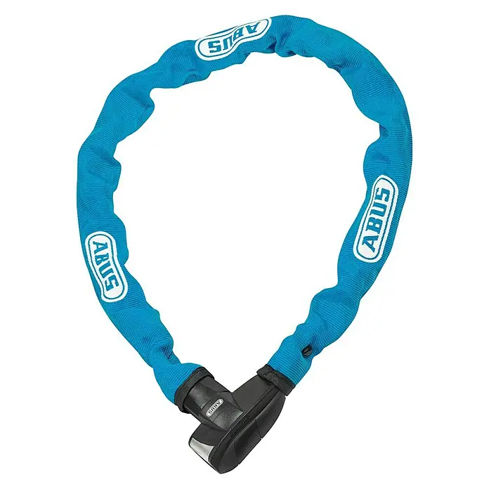 Abus Kettenschloss CH Lock 5405 - Blau, Länge: 85 cm, Stärke: 6 mm - Linke Seitenansicht