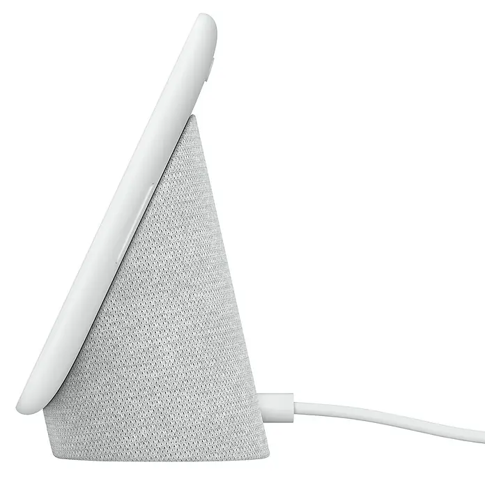 Google Nest Sprachgesteuerter Lautsprecher Display Hub - Kreide, Netzbetrieben