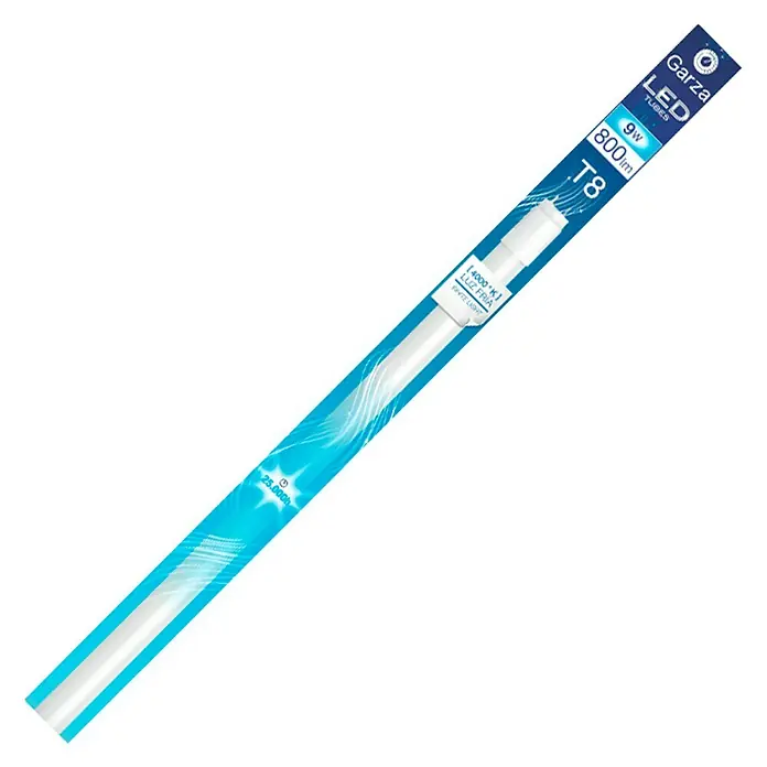 Garza Tubo LED - 9 W, Color de luz: Blanco neutro, G13, 60 cm