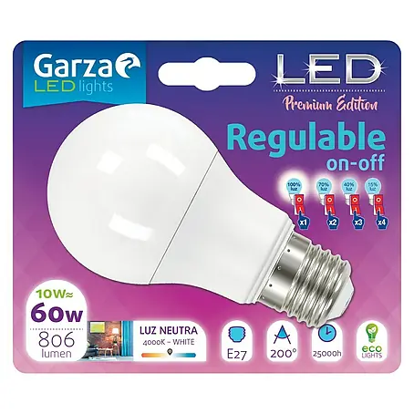 Garza  Bombilla LED 4 en 1