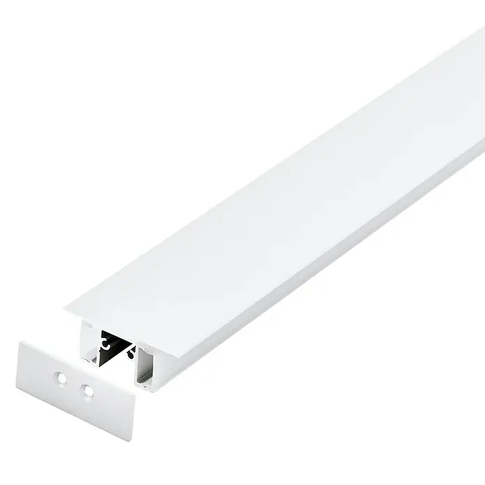 Eglo Profil Surface Profile 4 - 100 x 1,8 x 4,8 cm, Weiß, Aluminium - Vorderansicht