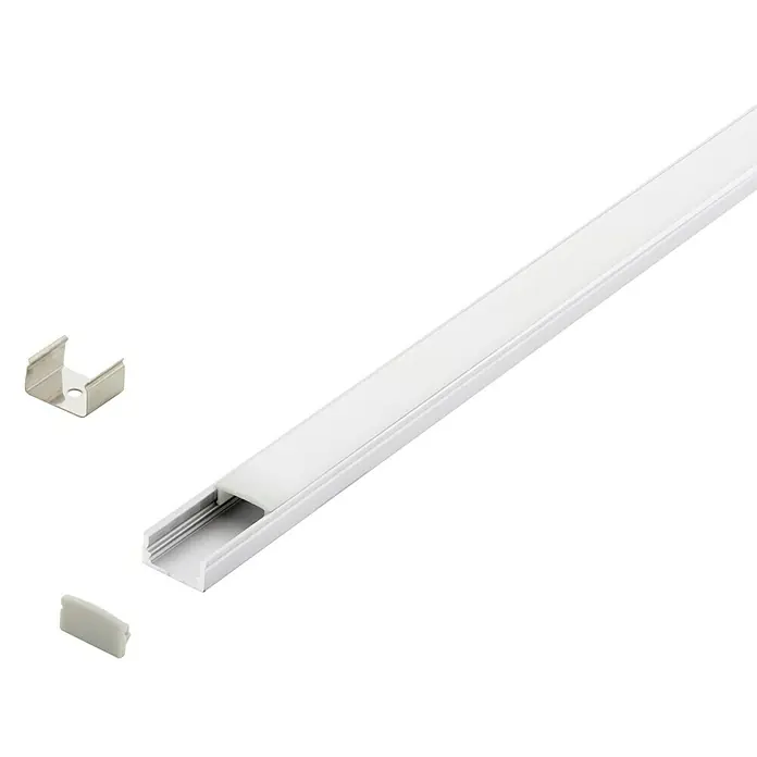 Eglo Profil Surface Profile 1 - 100 x 1,7 x 0,9 cm, Weiß, Aluminium - Vorderansicht