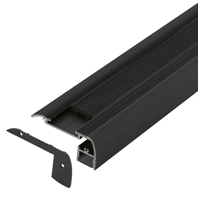 Eglo Profil Surface Profile 5 - 100 x 8 x 5 cm, Schwarz, Aluminium - Vorderansicht