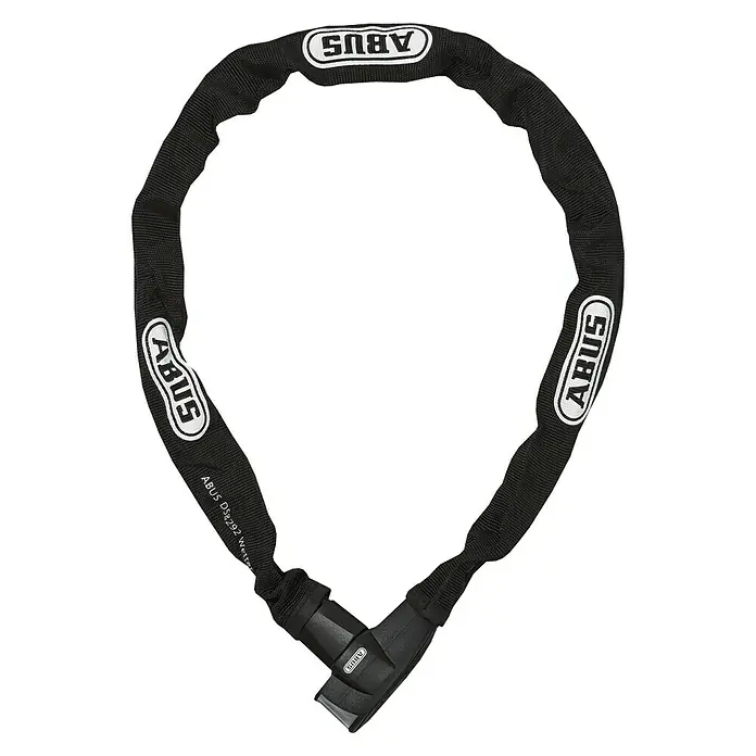 Abus Kettenschloss CH Lock 5415 - Schwarz, Länge: 85 cm, Stärke: 6 mm - Vorderansicht