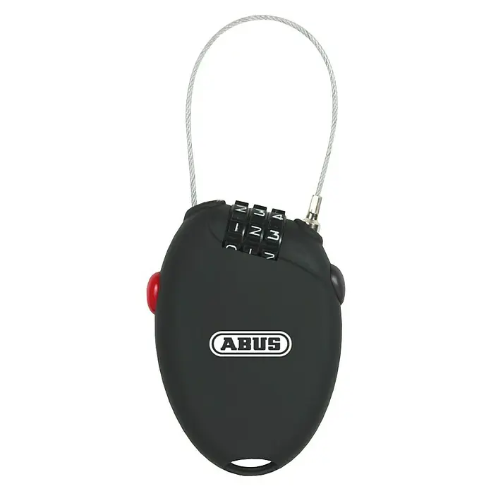 Abus Zahlen-Kabelschloss UV Lock 0101 - Länge: 60 mm, Stärke: 2 mm - Vorderansicht