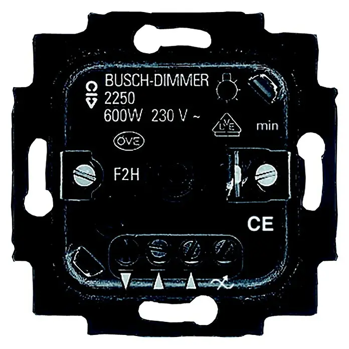 Busch-Jaeger Phasenanschnittdimmer-Einsatz - 60 W - 600 W, Unterputz