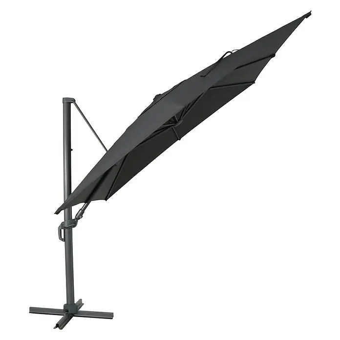 Sunfun Ersatz-Bezug Monaco - Anthrazit, Passend für: Sunfun Ampelschirmgestell Monaco 290 x 290 cm