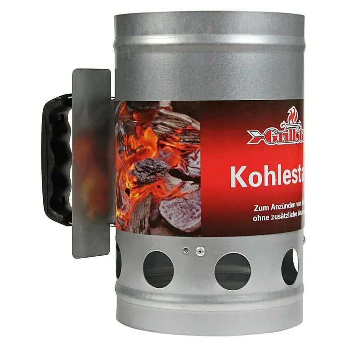 Grillstar Anzündkamin - Stahl, Galvanisiert
