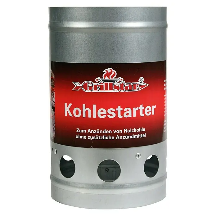 Grillstar Anzündkamin - Stahl, Galvanisiert