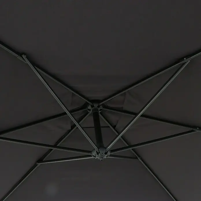 Sunfun Ampelschirm Toscana - Anthrazit, 200 x 250 cm