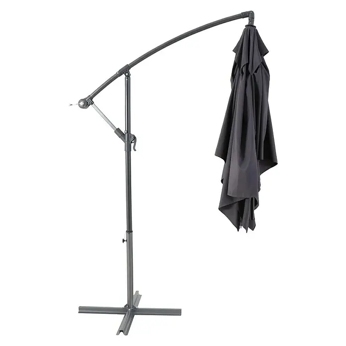 Sunfun Ampelschirm Toscana - Anthrazit, 200 x 250 cm