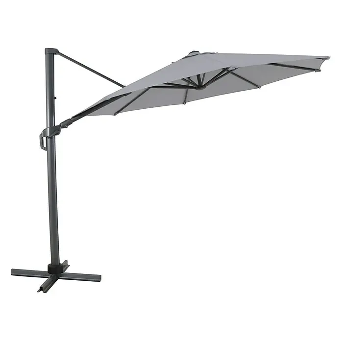 Sunfun Ersatz-Bezug Monaco - Hellgrau, Passend für: Sunfun Ampelschirmgestell Monaco Ø 300 cm