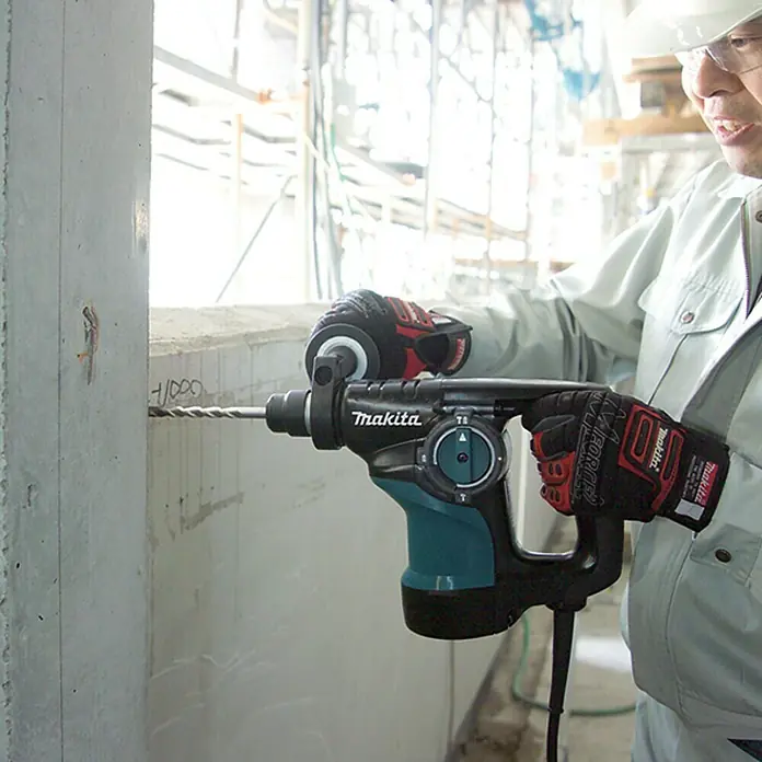 Makita Martillo perforador HR2810 - 800 W, Número de revoluciones de marcha en vacío: 1.100 r.p.m.