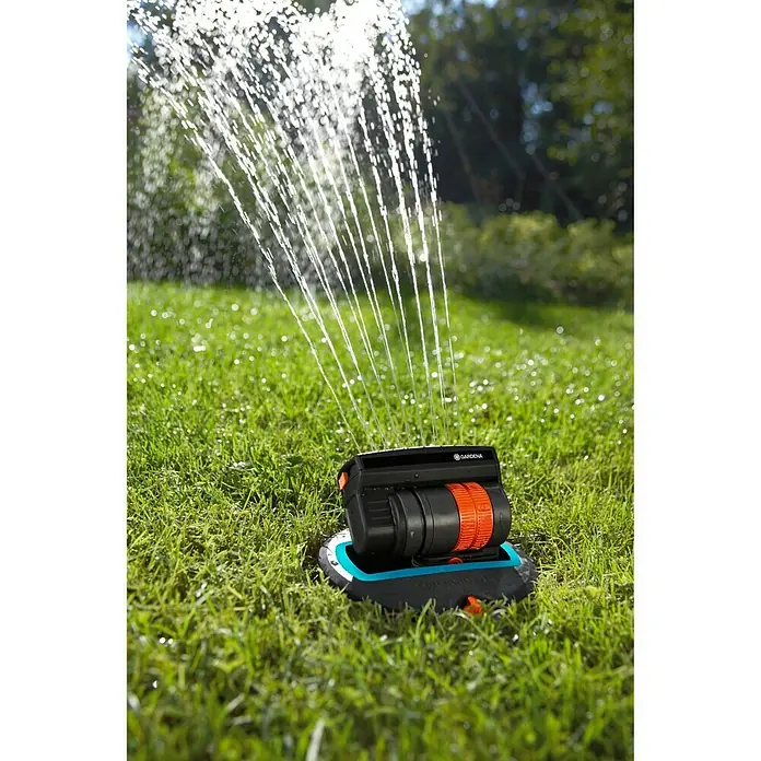 Gardena Versenk-Viereckregner OS 140 - Max. Regnerfläche: 140 m² - Vorderansicht