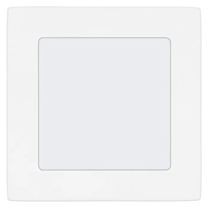 Eglo LED-Einbauleuchte Fueva 1 - 5,5 W, Weiß, L x B: 12 x 12 cm - Vorderansicht