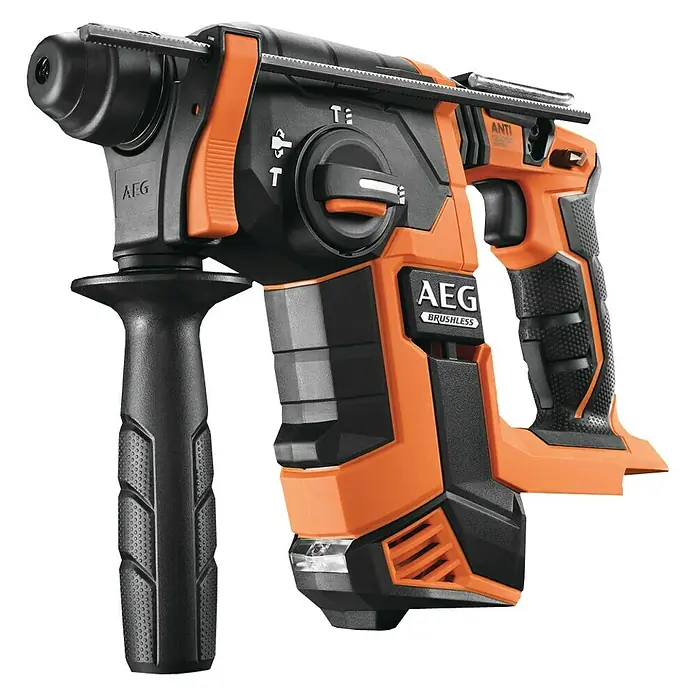 AEG Powertools Akku-Kombihammer BBH18BL-0 - 18 V, Ohne Akku, Leerlaufdrehzahl: 0 U/min - 1.400 U/min, Einzelschlagstärke: 2,5 J - Vorderansicht
