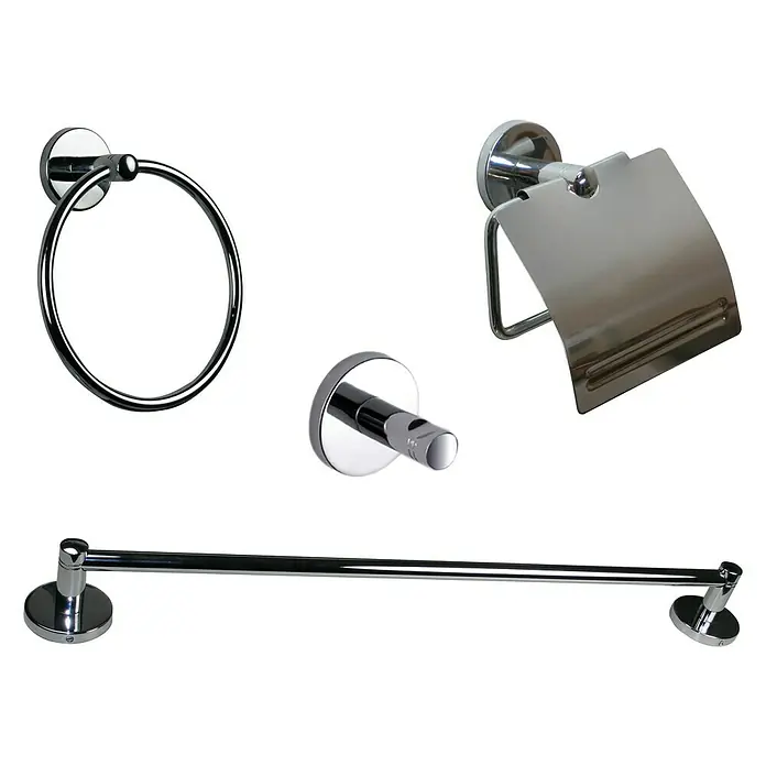 Bath Stage Set de baño B-Smart - 5 pzs., Cromo, Brillante
