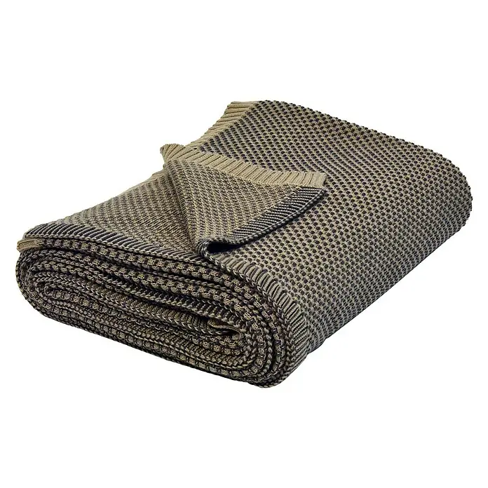 Nielsen Plaid Kuscheldecke Akira - L x B: 200 x 150 cm, Sand