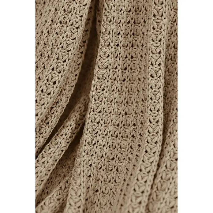 Nielsen Plaid Kuscheldecke Alen - L x B: 200 x 150 cm, Sand