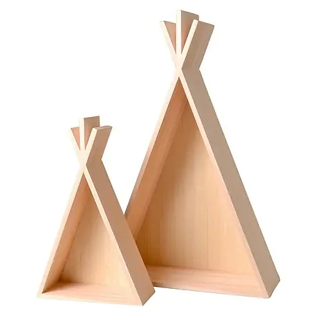 Artemio  Caja de madera estanterías Tipi