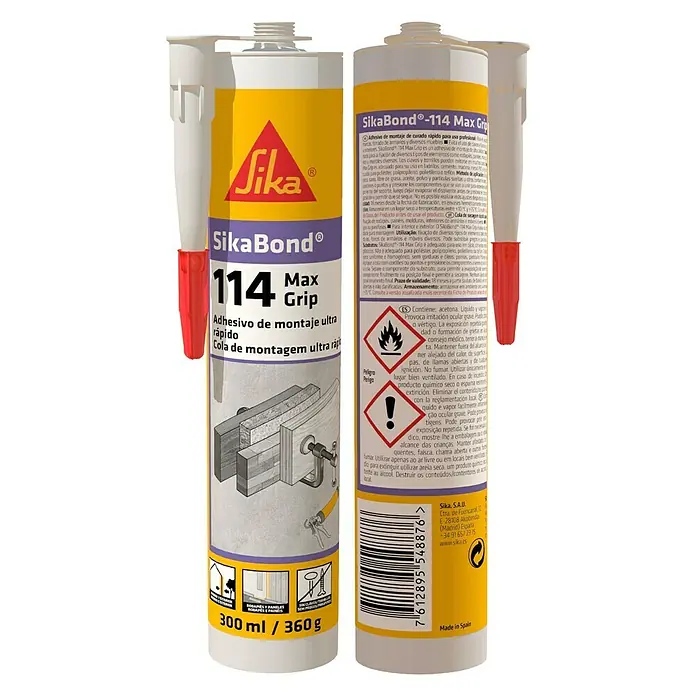 Adhesivo para montaje SikaBond 114 Max Grip - 300 ml