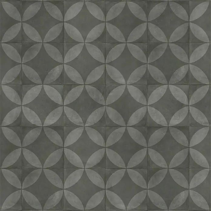 Tarkett Suelo vinílico a metros Exclusive Flower black - Ancho: 2 m