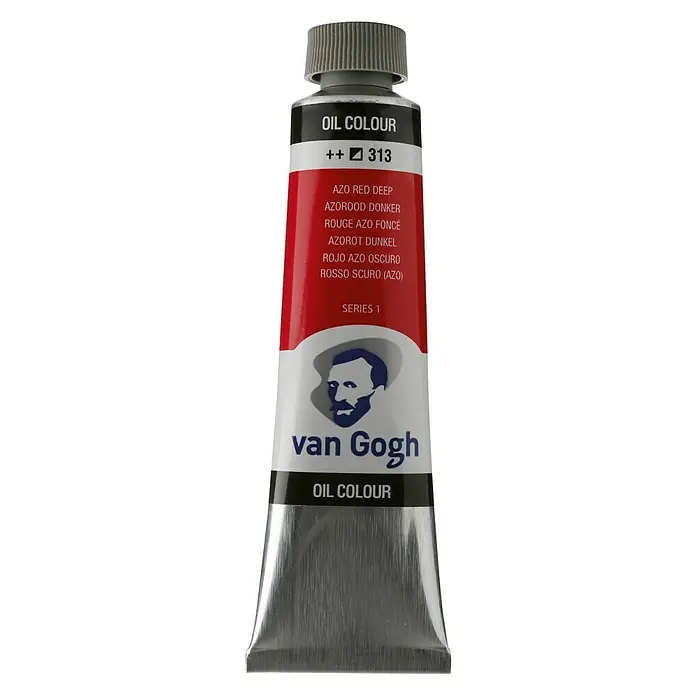 Talens Van Gogh Pintura al óleo - Rojo azo oscuro, 40 ml, Tubo