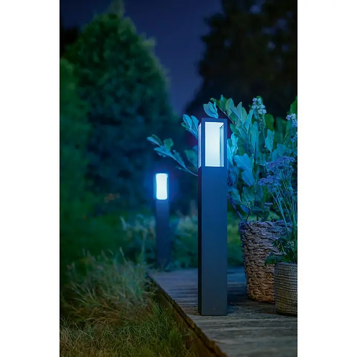 Philips Hue Baliza LED Impress - 77 cm, Aluminio, Color de luz: Multicolor