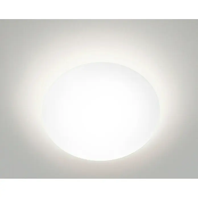Philips LED-Deckenleuchte rund Suede - 40 W, Ø x H: 500 mm x 11,2 cm, Weiß, Neutralweiß
