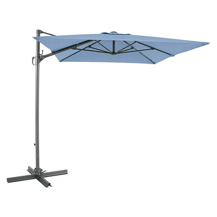 Sunfun Ampelschirm Florenz - Blau, 200 x 250 cm