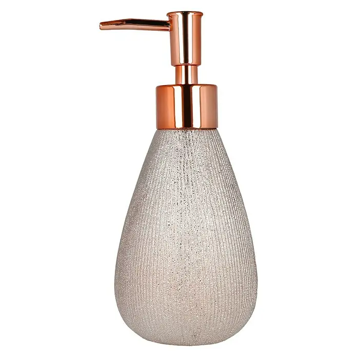 Camargue Seifenspender Aurum - Steingut, Rose/Gold, Kupfer