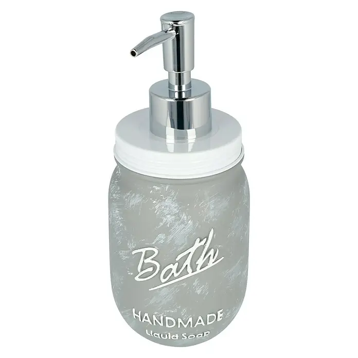 Venus Bath Seifenspender - Polyresin, Weiß/Grau