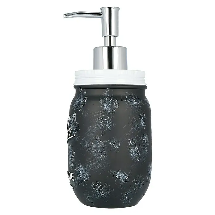 Venus Bath Seifenspender - Polyresin, Schwarz/Weiß