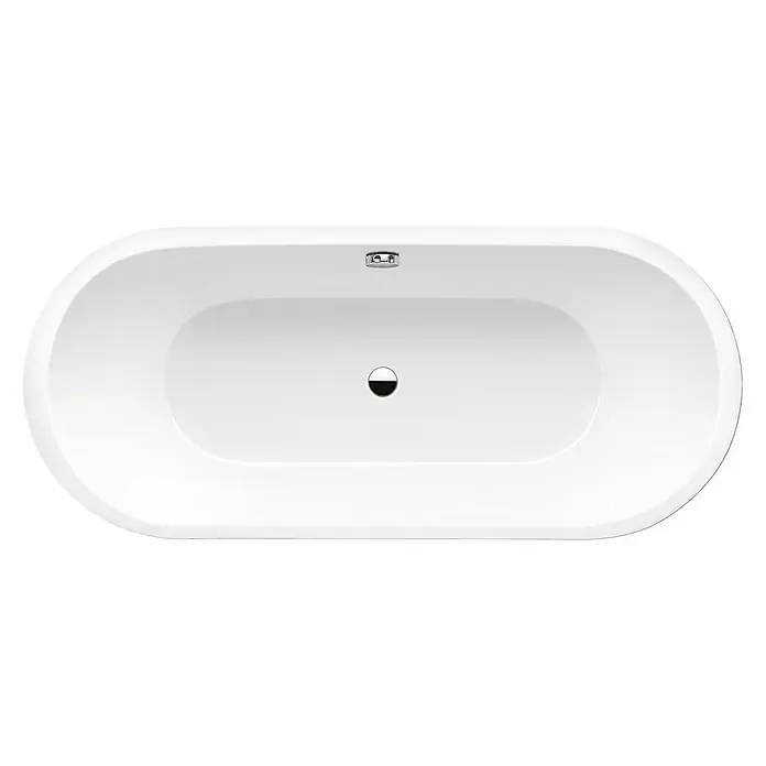 Kaldewei Badewanne Classic Duo Oval 111 - 180 x 80 cm, Stahl-Email, Alpinweiß - Ansicht von oben