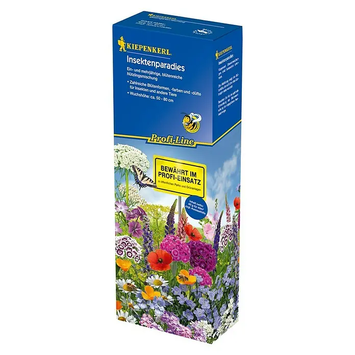 Kiepenkerl Profi-Line Blumensamenmischung - Insektenparadies, Verschiedene Sorten, Blütezeit: Juni, 30 m² - Rechte Seitenansicht