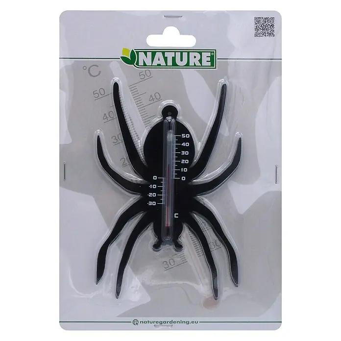 Nature Buitenthermometer Spin - Hoogte: 23 cm, Kunststof - Vooraanzicht