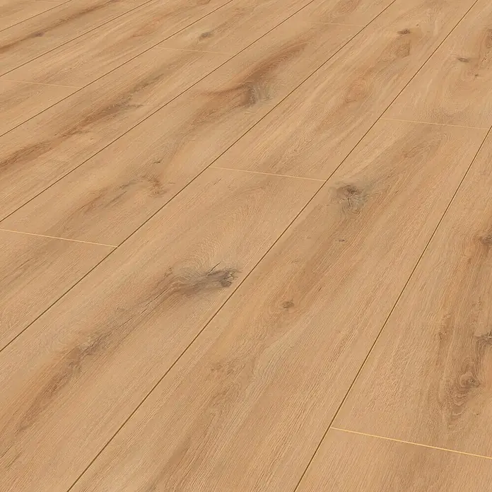 LOGOCLIC Aquaprotect Laminat Sunset Oak - 1.285 x 192 x 8 mm, Rustikalni pod - Detaljan prikaz
