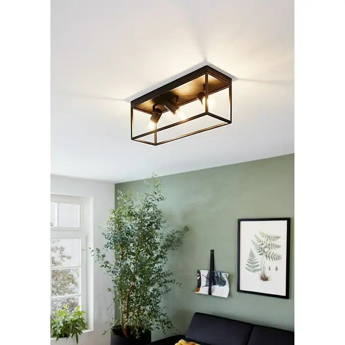 Eglo Plafondlamp Silentina - 120 W, l x b x h: 54 x 18 x 20,5 cm, E27