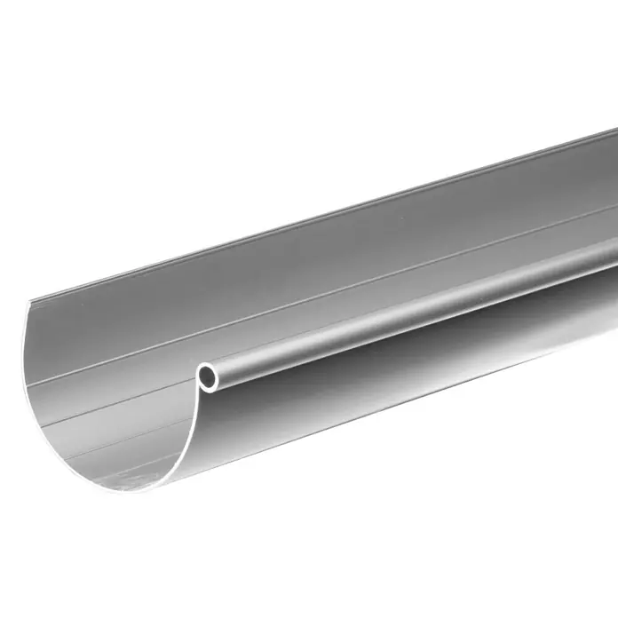 Dakota Canalón G-125 - Largo: 2 m, PVC, Gris