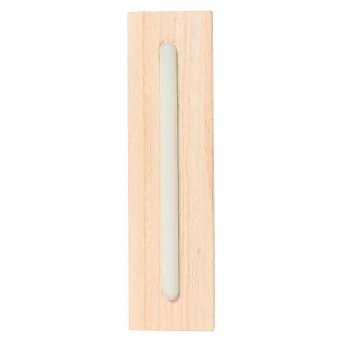 Letra LED neón de madera - I, Madera, Color de luz: Blanco neutro
