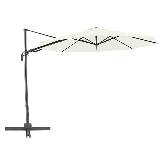 Sunfun Schirmbezug Capri - Natur, Passend für: Sunfun Ampelschirmgestell Capri Ø 300 cm