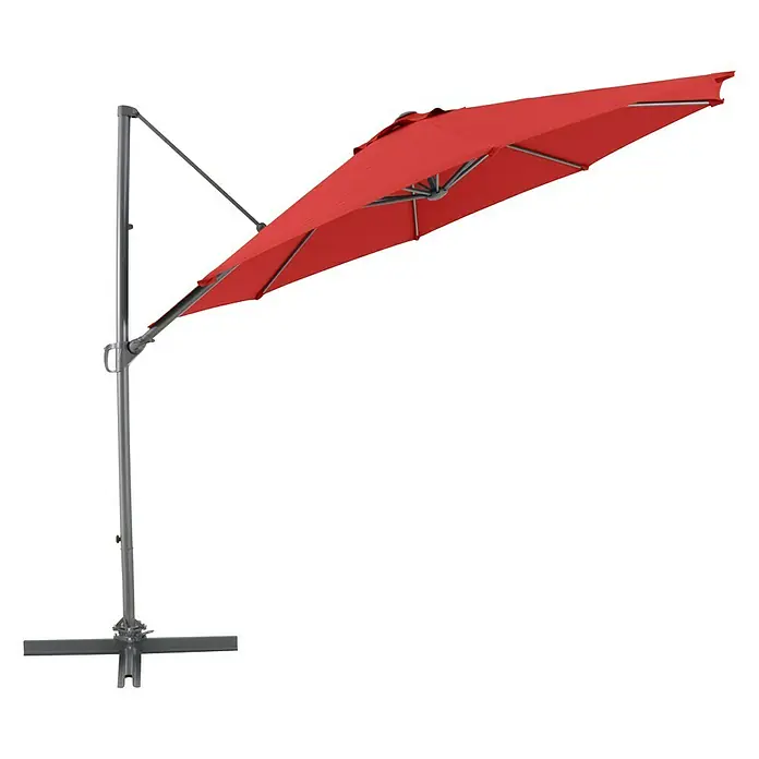 Sunfun Ampelschirm Florenz - Chili, Durchmesser: 300 cm