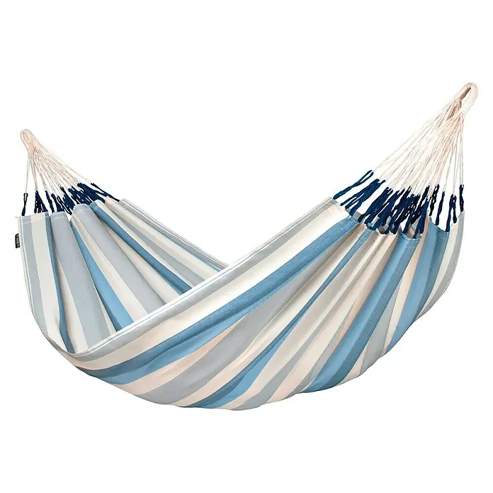 Hamaca Brisa Sea Salt - L x An: 350 x 160 cm, Beige/Gris/Azul