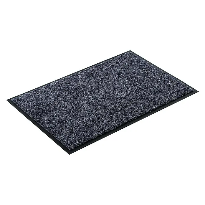 Astra Schmutzfangmatte Diamant - Uni, Dunkelgrau, 90 x 150 cm, Material Nutzschicht: 100 % Polyamid - Rechte Seitenansicht