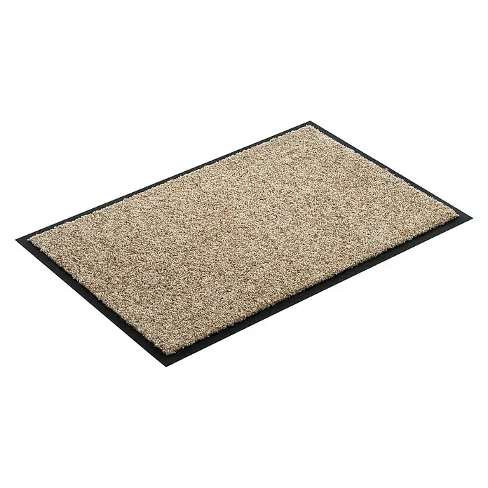 Astra Schmutzfangmatte Diamant - Uni, Sand, 90 x 150 cm, Material Nutzschicht: 100 % Polyamid - Rechte Seitenansicht