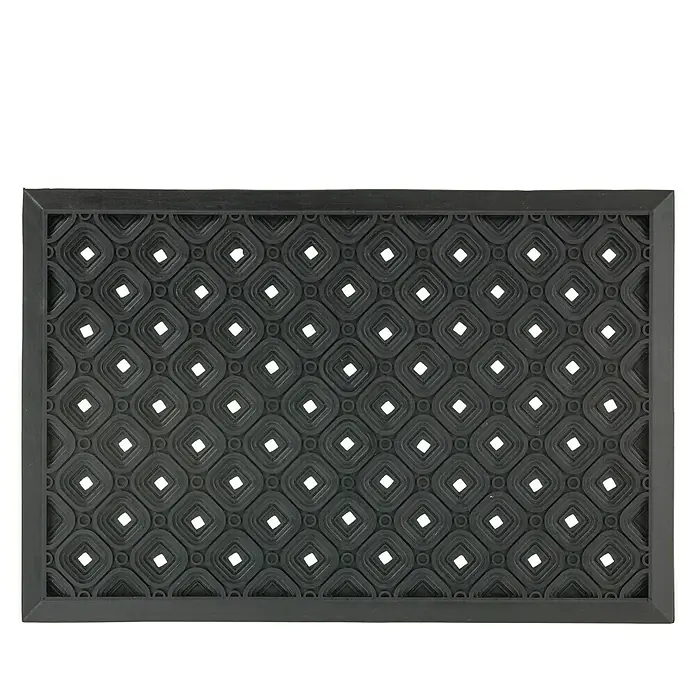 Astra Gummimatte Dynamic II - Schwarz, 40 x 60 cm, 100 % Gummi - Ansicht von oben