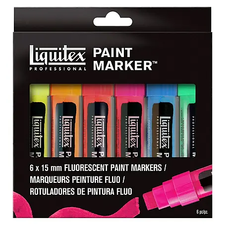 Liquitex Professional Set markera Paint Marker Fluo